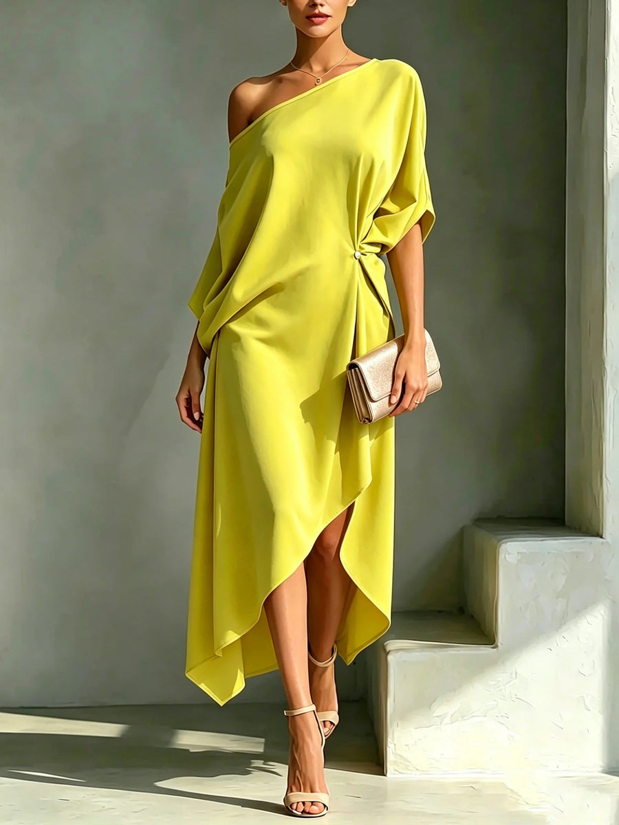 Camila | Asymmetric One-Shoulder Dress