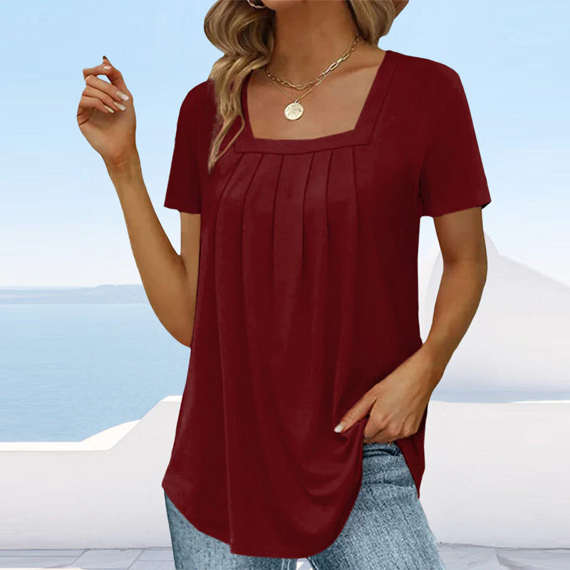 Sabryn | Elegant Pleated Blouse