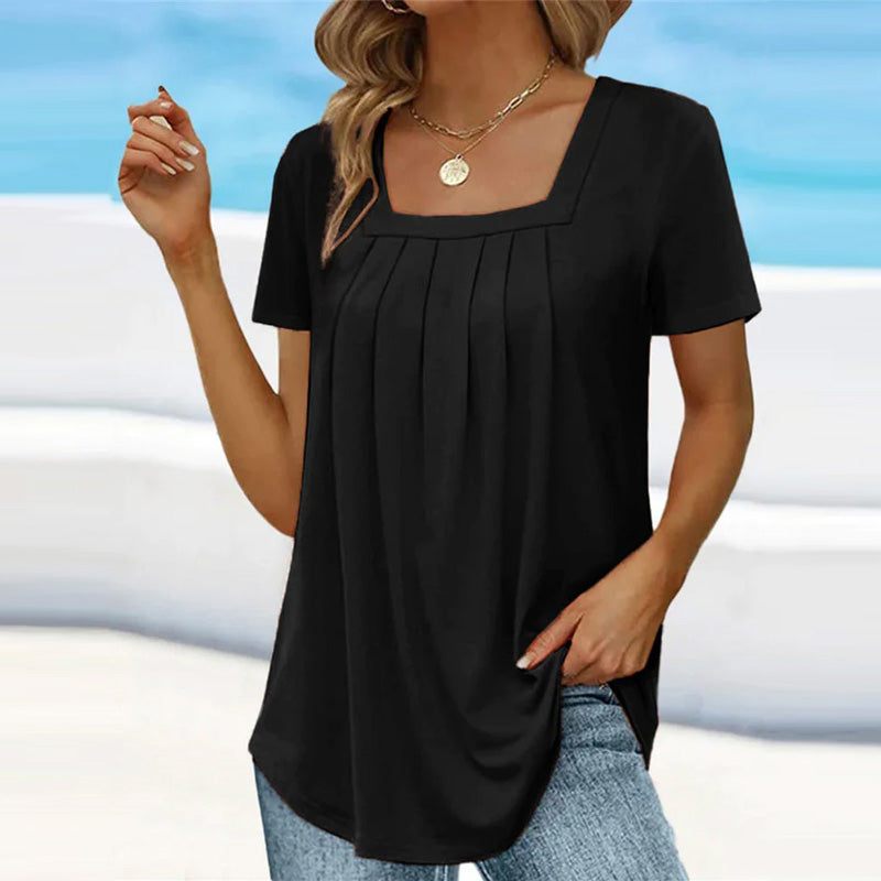 Sabryn | Elegant Pleated Blouse