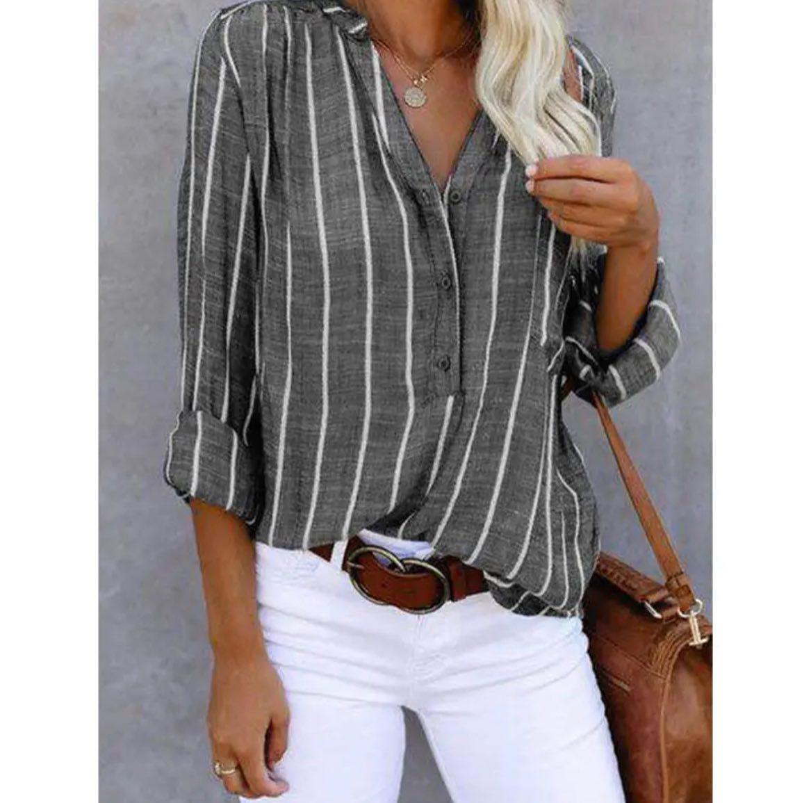 Lavendria | Striped Casual Blouse