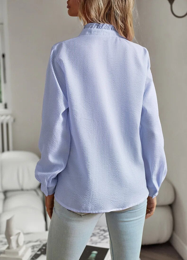 Marcelina | Elegant Polo Blouse
