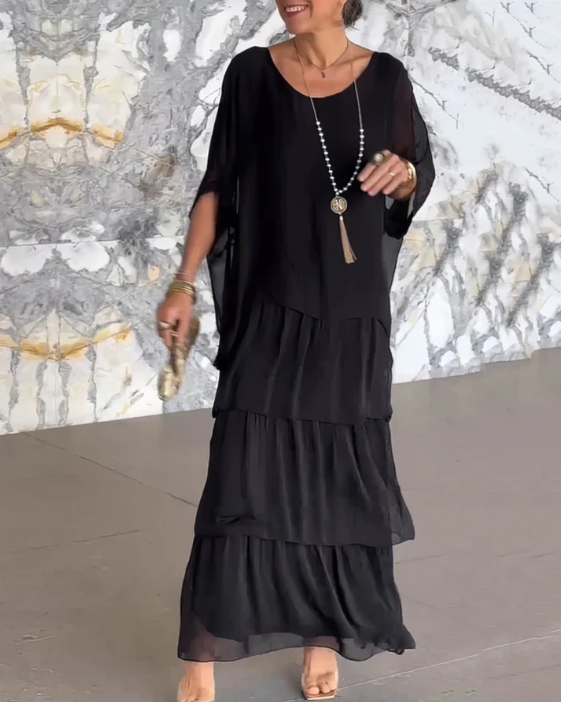 Sophie | Flowy maxi dress with ruffles