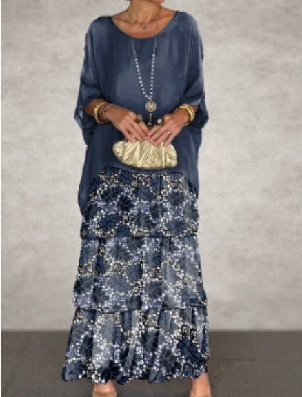Sophie | Flowy maxi dress with ruffles