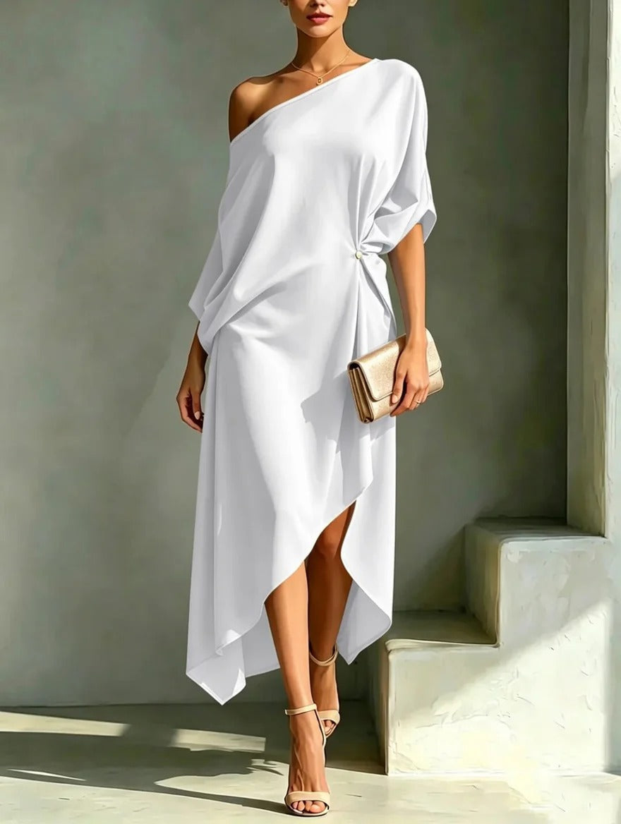 Camila | Asymmetric One-Shoulder Dress