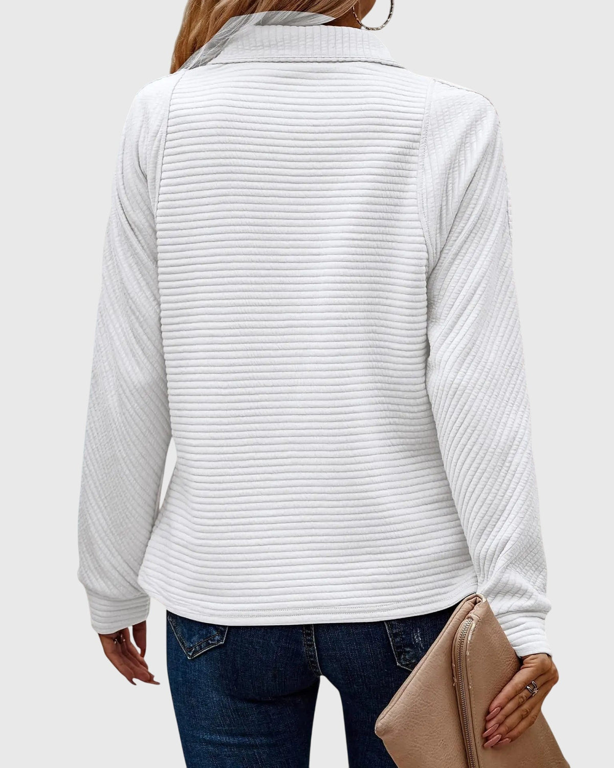 Abigail | Elegant Sweater with Zipper