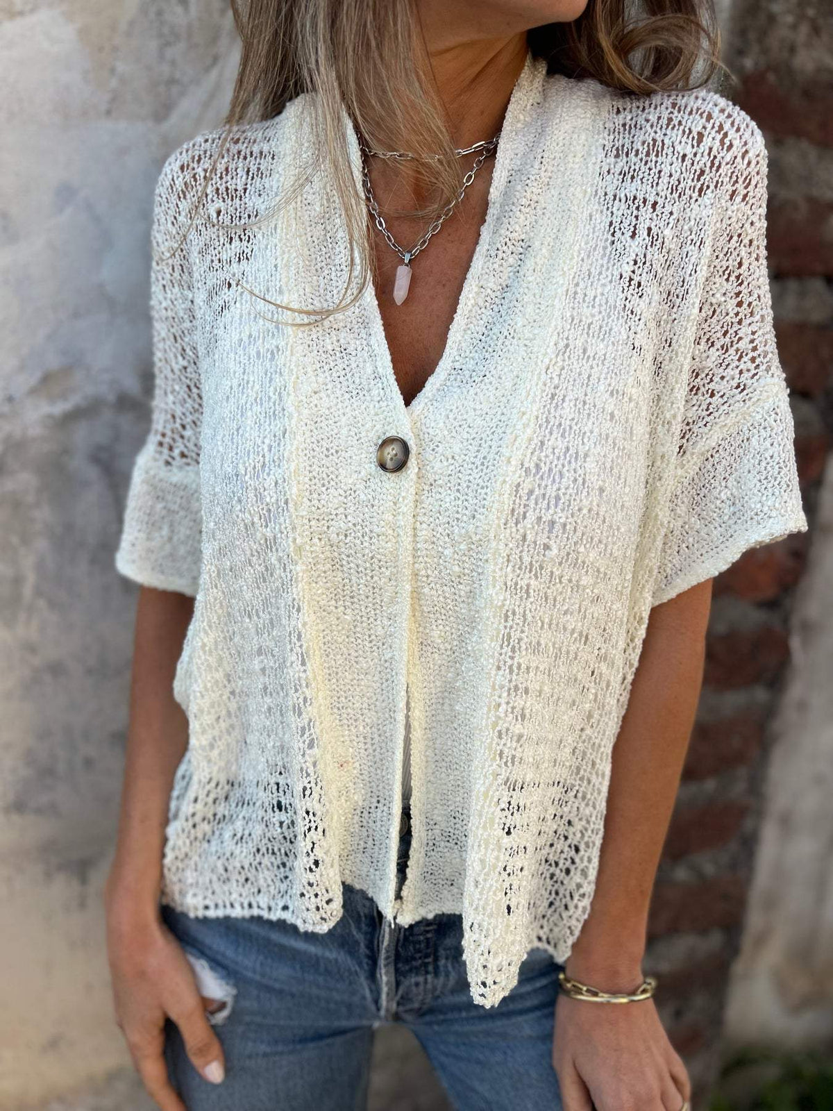 Ivonie | Elegant Textured Top