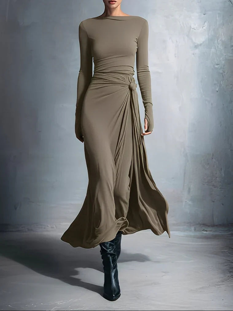 Naiara | Maxi dress with side knot