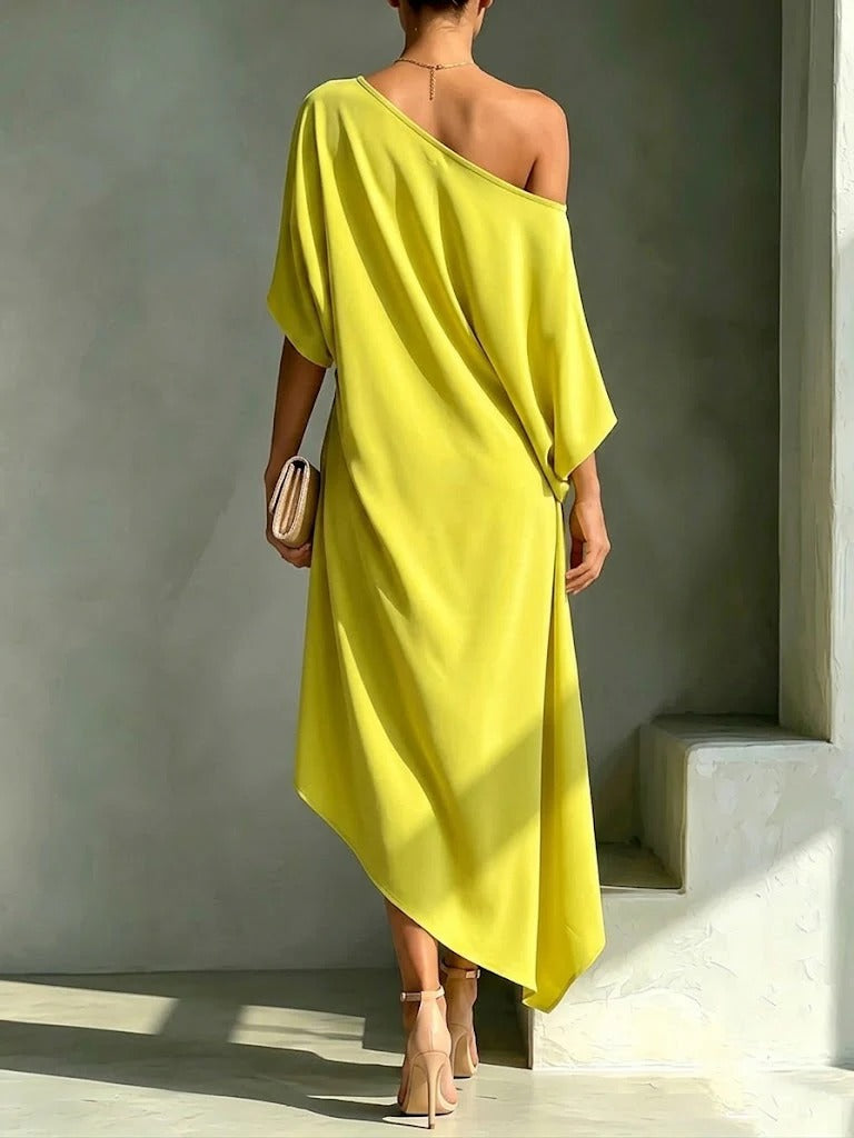 Camila | Asymmetric One-Shoulder Dress